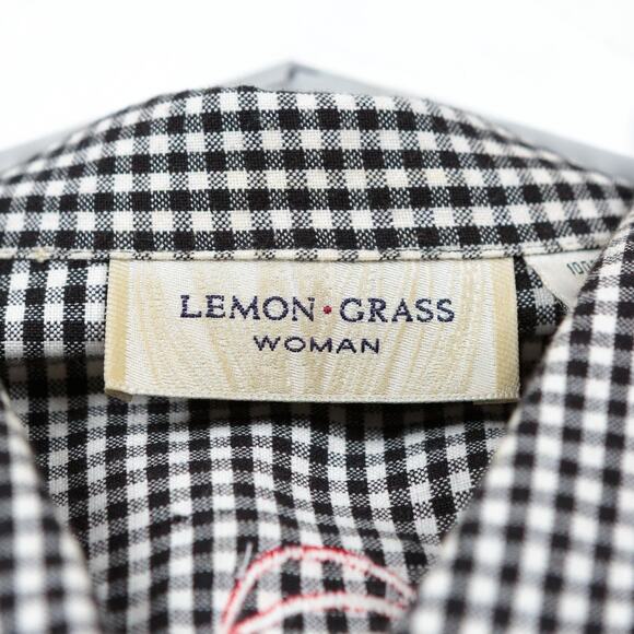 LEMON GRASS 3D Dancing Santa Reindeer Christmas Embroidered Button Up Shirt 2X - Picture 10 of 11